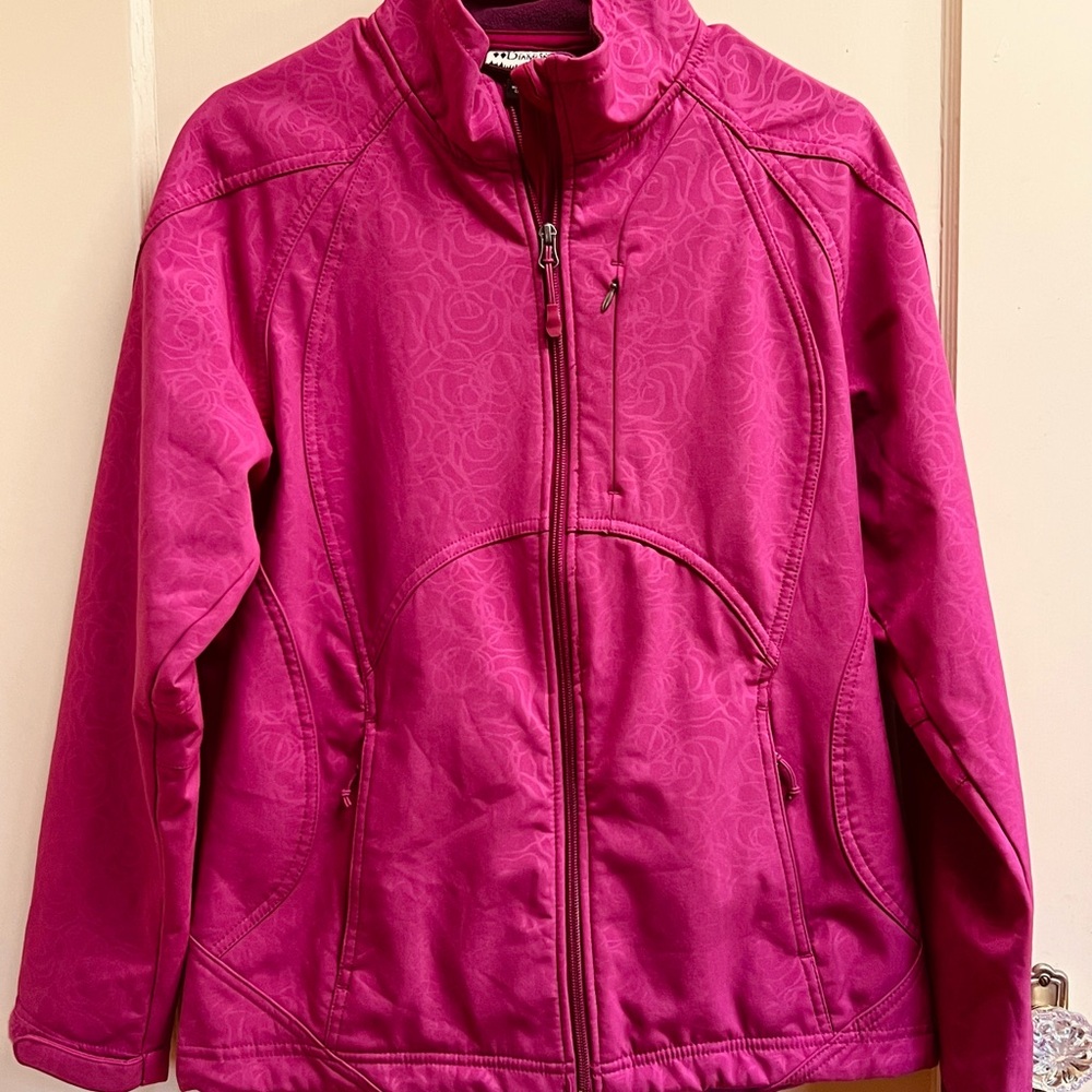 Black Diamond Women’s L soft shell winter jacket ski snowboard snowshoe